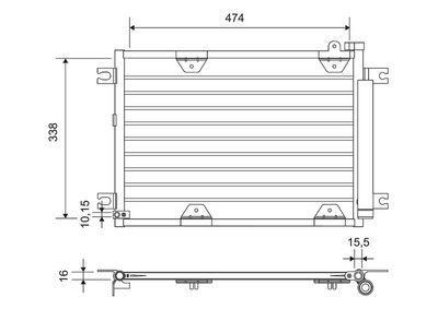 KLİMA RADYATÖRÜ SUZUKI  GRAND VİTARA – VL814444