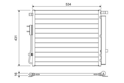 KLİMA RADYATÖRÜ HYUNDAI SANTA FE – VL814459