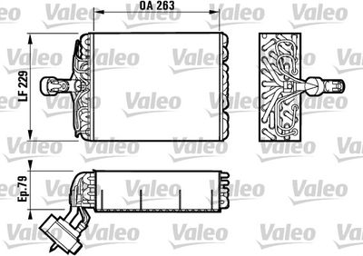 EVAPORATOR (BUHARLASTIRICI) CITROEN ZX CAG – VL817080