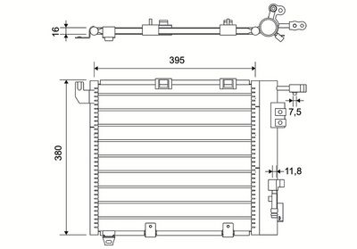KLİMA RADYATORU ASTRA G ZAFIRA A Y17DTH Y17DTL Y22DTR 425×400X18 – VL817506