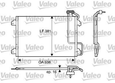 KLİMA RADYATORU (KONDANSER) MEGANE I-SCENIC I 1,4/1,6 16V – VL817509