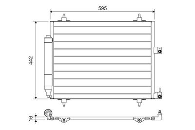 KLİMA RADYATÖRÜ PSA 807 – C8 – VL817579