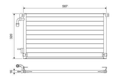 KLİMA RADYATORU P106 YM – SAXO 99-> (588 * 321) – VL817655