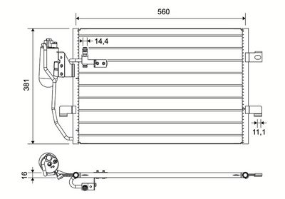 KLİMA RADYATÖRÜ MERCEDES A CLASS – VL817659