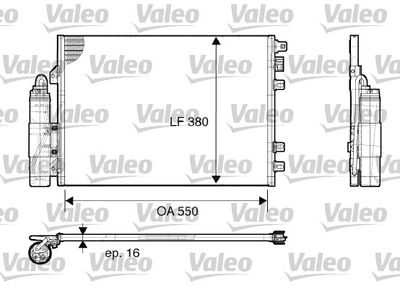 KLİMA RADYATÖRÜ RENAULT KANGOO II KURUTUCU İLE – VL817661