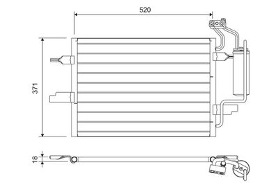 KLİMA RADYATORU MERIVA A Z14XEP – Z16XEP – Y17DT – VL817798