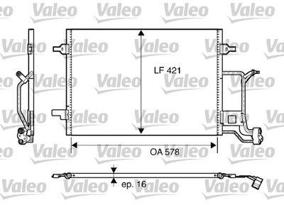 KLİMA RADYATÖRÜ AUDI A4 – VW PASSAT 97-00 – VL817840