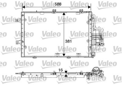 KLİMA RADYATORU COMBO CORSA C TIGRA (590X385X20) – VL817843