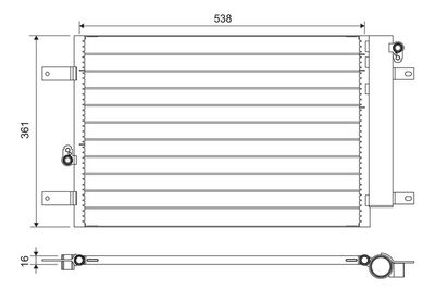 KLİMA RADYATÖRÜ FORD GALAXY – VW SHARAN – VL818004