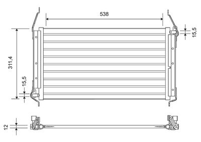 KLİMA RADYATORU BRAVA-BRAVO-MAREA 1,4/1,8/2,0 – VL818019