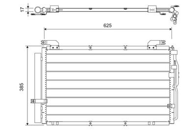 KLİMA RADYATORU KOMPLE MATRIX 06 -> BENZINLI – VL818075