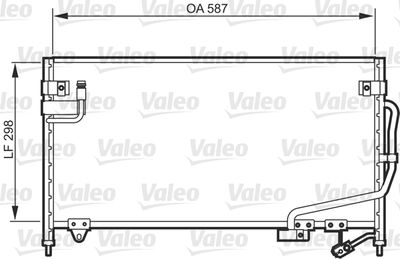 KLİMA RADYATORU MAZDA 323 94>98 (BP Z5) – VL818084