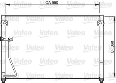 KLİMA RADYATORU MAZDA 626 V 98>02 (FS) (550X368X20) – VL818085