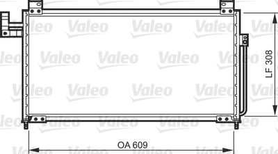 KLİMA RADYATORU MAZDA 323 VI 98>01 (ZL) (609X308X20) – VL818087
