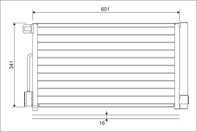 KLİMA RADYATÖRÜ FIAT FIORINO GRANDE PUNTO – OPEL CORSA – VL818193