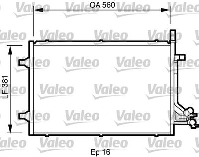 KLİMA RADYATÖRÜ FORD FIESTA – FUSION 1.6 TDCI – VL818194