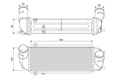 TURBO RADYATÖRÜ HYUNDAI SANTA FE II – VL818692