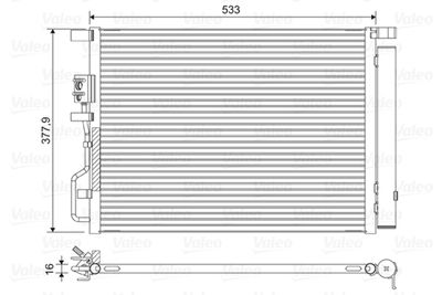 KLİMA RADYATÖRÜ HYUNDAI TUCSON III – VL822612