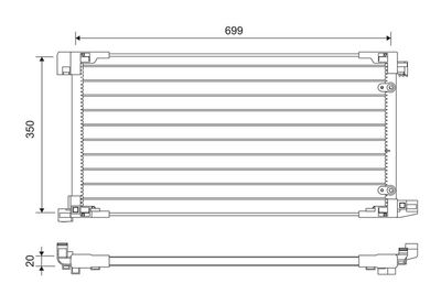 KLİMA RADYATÖRÜ TOYOTA PRIUS PHV – VL822669