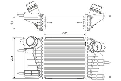 TURBO RADYATÖRÜ NISSAN NOTE MICRA IV – VL822908