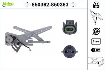 CAM MEKANİZMASI ÖNSAĞ TWINGO 96 – VL850363