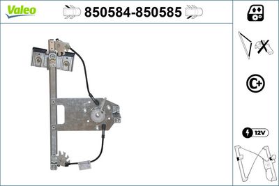 CAM MEKANİZMASI ARKASAĞ SKODA OCTAVIA 97>03-05 – VL850585