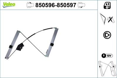 CAM MEKANİZMASI ÖN SAĞ AUDI A4 – VL850597