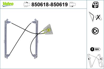 CAM MEKANİZMASI ÖN SAĞ AUDI A3 – VL850619