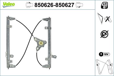 CAM MEKANİZMASI ÖN SAĞ NISSAN PRIMERA II – VL850627