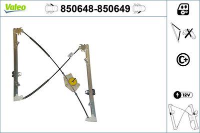 CAM MEKANİZMASI ÖN SOL CITROEN C5 – VL850648