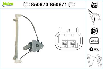 CAM MEKANİZMASI ARKASOL PEUGEOT 406 11-95> – VL850670