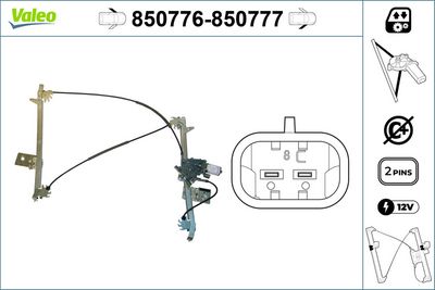 CAM MEKANİZMASI ÖNSAĞ PEUGEOT 206 CC – VL850777