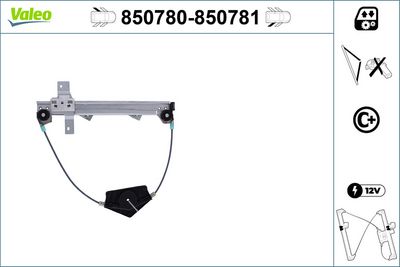 CAM MEKANİZMASI PEUGEOT 407 04> ARKA SOL – VL850780