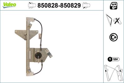 CAM MEKANİZMASI CITROEN C4 PICASSO 06> ARKA SAĞ – VL850829