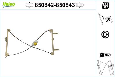 CAM MEKANİZMASI ÖNSOL PEUGEOT 307 – VL850842