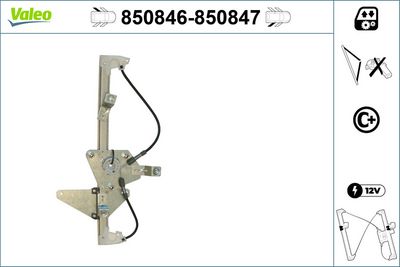 CAM MEKANİZMASI ARKASOL PEUGEOT 308 – VL850846
