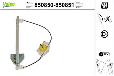CAM MEKANİZMASI AUDI A4 2000>2007 ARKA SAĞ – VL850851