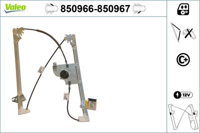 CAM MEKANİZMASI CITROEN C3 PICASS 12-08> ÖN SAĞ – VL850967