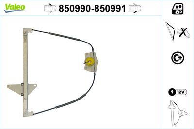 CAM MEKANİZMASI PEUGEOT 307 9-2002> ÖN SAĞ – VL850991