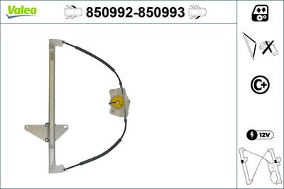 CAM MEKANİZMASI PEUGEOT 307 9-2002> ÖN SOL – VL850992