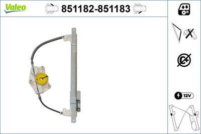 CAM MEKANİZMASI (ÖN) (SOL) AUDI A3 (1996>4/2003) – VL851182