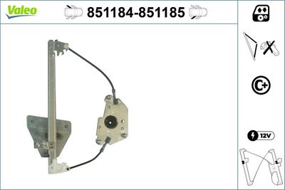 CAM MEKANİZMASI (ARKA) (SOL) AUDI A3 (1996>4/2003) – VL851184