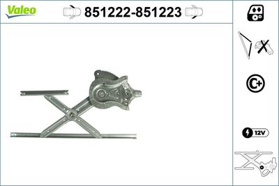 CAM MEKANİZMASI (ÖN) (SAĞ) HONDA HR-V (1999>)  2 KAPI – VL851223