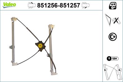 CAM MEKANİZMASI (ÖN) (SOL) AUDI Q7 – VL851256