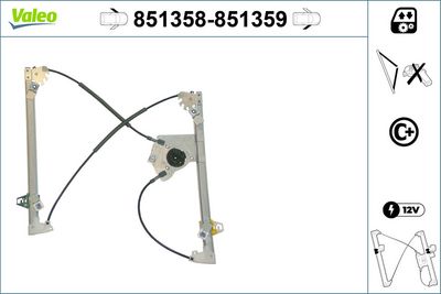 CAM MEKANİZMASI (ÖN) (SAĞ) CITROEN DS3 (10>) – VL851359