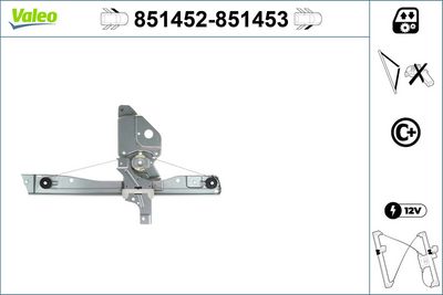 CAM MEKANİZMASI (ÖN) (SAĞ) PEUGEOT 508 W2 – VL851453