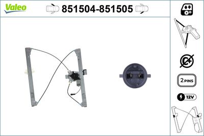 CAM MEKANİZMASI w/C+ (ÖN) (SOL) – Citroen JUMPY (2/2007->) – VL851504