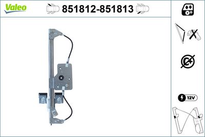 CAM MEKANİZMASI meca (ARKA) (SOL) – Citroen C4 GrandPicassoII – VL851812