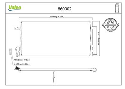 KLİMA RADYATÖRÜ FIAT DOBLO BREAK 02.2010> – VL860002