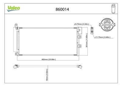 KLİMA RADYATÖRÜ FIAT LINEA 09.2009> – VL860014